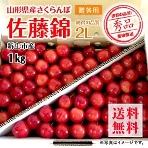 高級さくらんぼ『佐藤錦』2Lサイズ秀品1kg【山形県産】