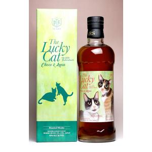 ザ・ラッキーキャット Choco &amp; Luna 43度 700ml 本坊酒造 マルス駒ヶ岳蒸溜所 The Lucky Cat スコッチ ウイスキー お酒 プレゼント ギフト 父の日