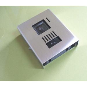 インターホンカバー 箱型 ヘアライン仕上げ