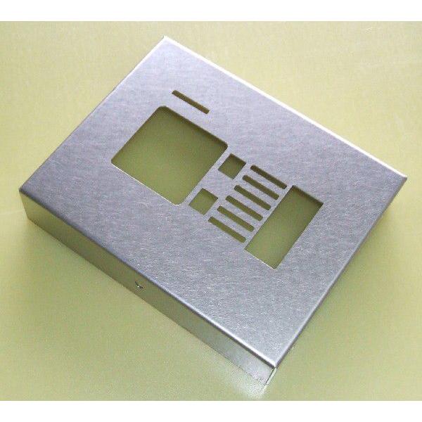 インターホンカバー 箱型 バイブレーション仕上げ 　