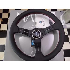 NARDI　ナルディ Rally　N753　パンチングレザー＆ブラックスポーク ３3０mm ディープ...