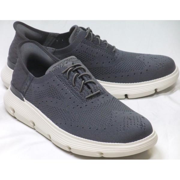 スケッチャーズ GARZA-PALMA スリップインズ チャコール メンズ ガルザ-パルマ ハンズフ...