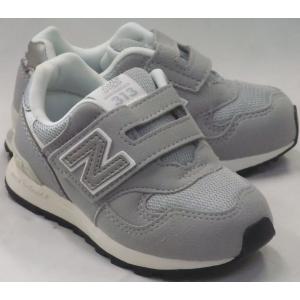 new balance ニューバランス IO313 TA2 グレー ベビー クラシック ランニングスタイル 面ファスナー インファント スニーカー 子供靴
