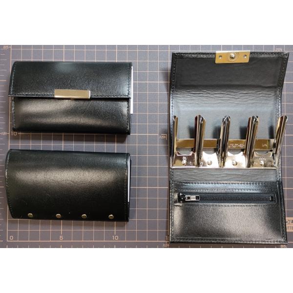 コインキャッチ コインケース 本革 黒 日本製 小銭入れ 財布 レザー コンパクト コインホルダー ...