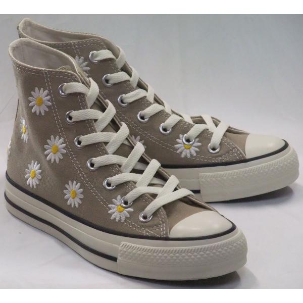 CONVERSE ALL STAR (R) DAISYFLOWER HI ベージュ レディース コン...