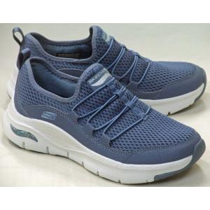 スケッチャーズ SKECHERS アーチフィット-ラッキー ソート ネイビー レディース ARCH FIT-LUCKY THOUGHTS スリッポン ウォーキング 149056/NVY