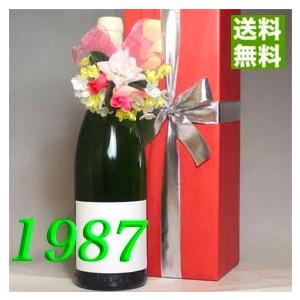 1987年 白 ワイン 無料で コサージュ ＆ 木箱包装 付き メッセージカード 対応可能 ジャスニエール 1987 750ml フランス ロワール 辛口 生まれ年 昭和62年 wine