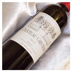 シャトー グリヴィエール 2012 ハーフボトルChateau Griviere 2012年