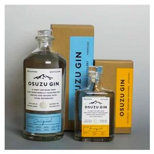尾鈴モルト ウイスキー 栗樽 OSUZU MALT Chestnut Barrel箱入 700ml と