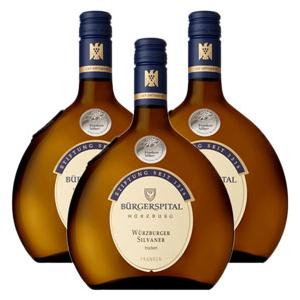 ヴュルツブルガー シルヴァーナー トロッケン 750ml 3本セット ビュルガーシュピタール ドイツ...