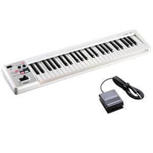 Roland ローランド/A-49 WH ホワイト DP-2ペダルセット 49鍵盤MIDIキーボード｜higurashi-kobo