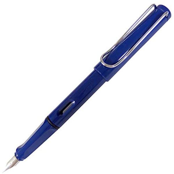 ラミー LAMY 万年筆 サファリ safari ブルー L14 ペン先サイズ：M (中字) カート...