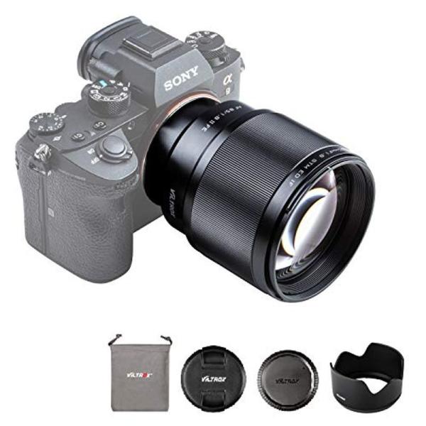 VILTROX ソニーEマウントカメラ用単焦点レンズ PFU RBMH 85mm F1.8 STM ...