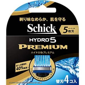 シック Schick 5枚刃 ハイドロ5 プレミアム 替刃 4コ入 男性カミソリ｜higurashi-kobo