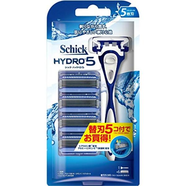 シック Schick 5枚刃 ハイドロ5 コンボパック(ホルダー+替刃5コ付)