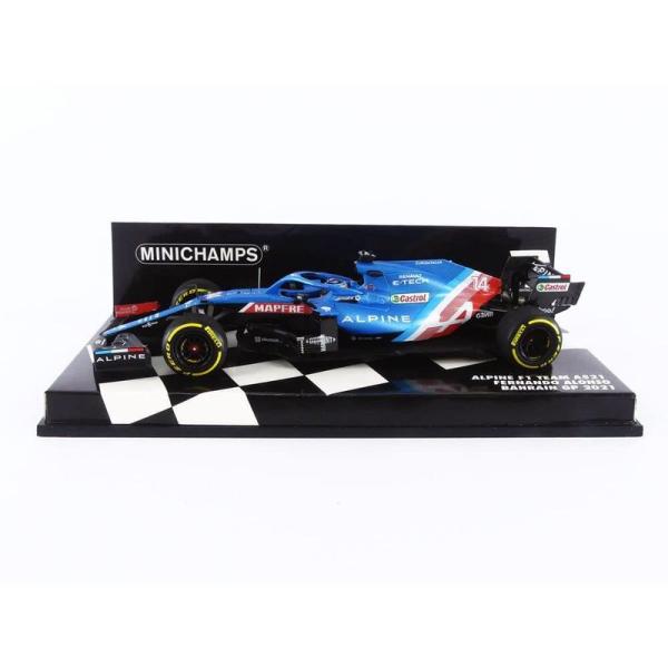 ミニチャンプス 1/43 アルピーヌ F1チーム A521 2021 バーレーンGP #14 F.ア...