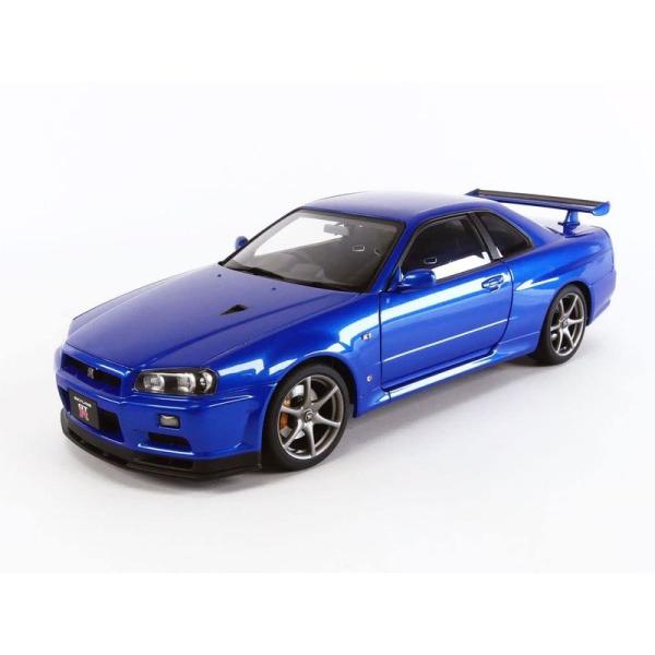 AUTOart 1/18 ニッサン スカイライン GT-R (R34) Vスペック II ベイサイド...