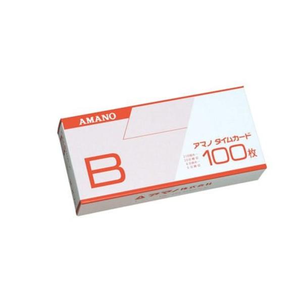 アマノ 標準タイムカードB 100枚入 5箱