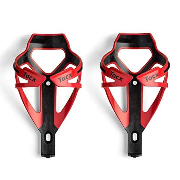 2個セット Tacx（タックス） ディーバ ボトルケージ Deva Bottle Cage (レッド...