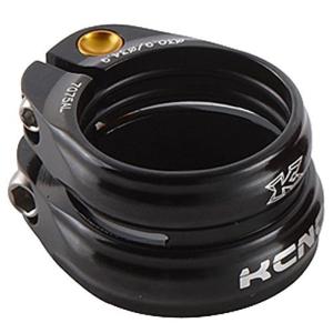 ケーシーエヌシー(KCNC) 自転車 軽量 シートポストクランプ SC13 ツインクランプ 34.9/31.6MM ブラック