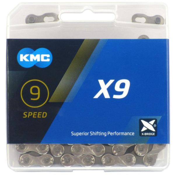 KMC X9 チェーン 9速/9S/9スピード用 116Links 並行輸入品