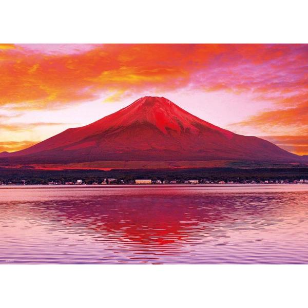 日本製 ジグソーパズル 霊峰赤富士 600ピース (66-164)