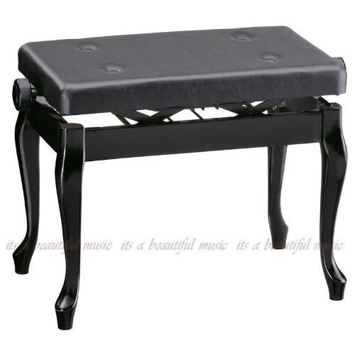 甲南 新高低ピアノ椅子 AW55-C（猫脚タイプ）ブラック・AW-55C(AW55C)