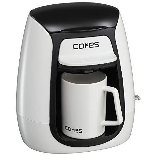 コレス コーヒーメーカー 1杯 マグカップ付 C311WH