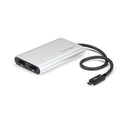 StarTech.com Thunderbolt 3 - 2ポートDisplayPort変換アダプタ...