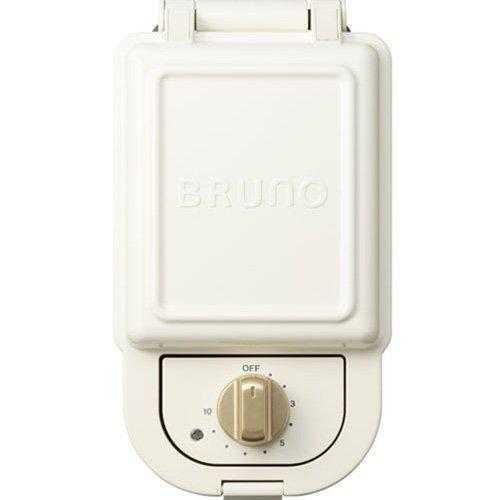 ブルーノ BRUNO ホットサンドメーカー 耳まで焼ける 電気 シングル ホワイト BOE043-W...