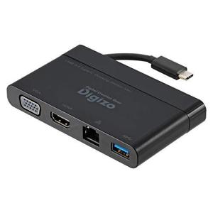 プリンストン USB Type-C対応ドッキングステーションミニ VGA/HDMI/LAN/USB3.0 TypeA各1ポート搭載 4K対応 PUD-CDOCM｜higurashi-kobo