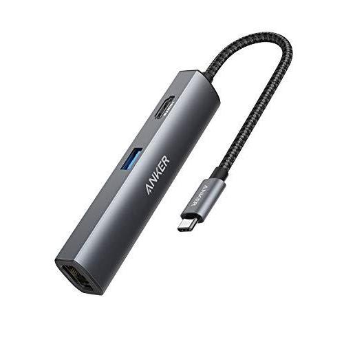 Anker PowerExpand+ 5-in-1 プレミアム USB-Cハブ 4K対応HDMI出力...