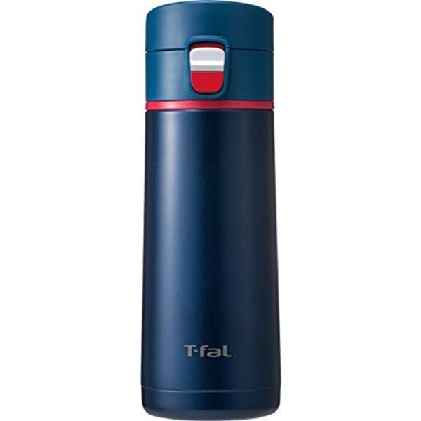 ティファール(T-fal) マグボトル マリン 350ml ステンレスマグボトル ワンプッシュタイプ...