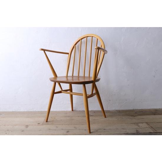 アーコールチェア　 アーム付きフープバックチェア  ERCOL イギリスビンテージ