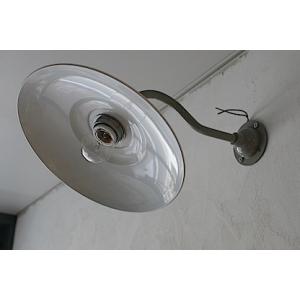 昭和レトロ照明 街灯 Aタイプ ホワイト・グレー 防雨型