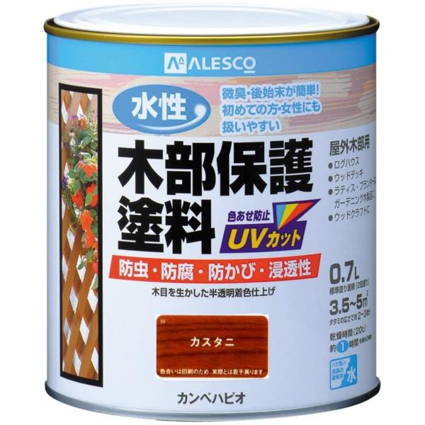 カンペハピオ 水性木部保護塗料 カスタニ 0.7L