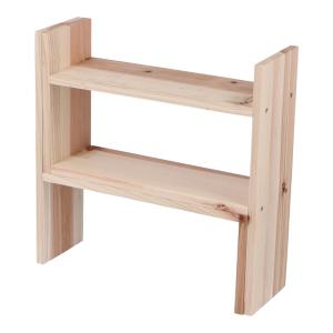 ラック 棚 木製 2段 diy 収納棚 おしゃれ 北欧 ハーフサイズ