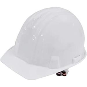 安全ヘルメット アクセサリー 作業用具 作業服LEDヘッドライト付家庭用防災ヘルメット　白　HRH02-W