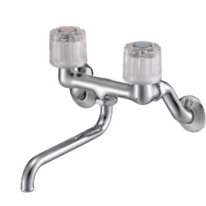 ◇SANEI ツーバルブ混合栓K111P-13-KN 縦208×横120×高さ95 : コーナンe