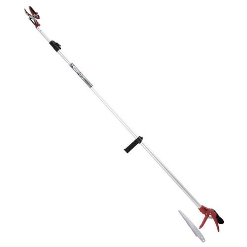 剪定ばさみ 資材 アレンジメント用品 ガーデニング 千吉 強力剪定伸縮高枝切鋏 2段3M SGLP-...