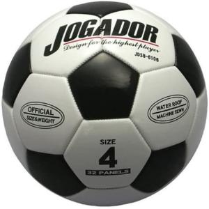 LEZAX(レザックス) サッカーボール 4号球 ホワイト×ブラック JDSB-6106｜hihshop