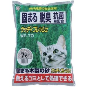 【まとめ買い】 アイリスオーヤマ 猫砂 ウッディフレッシュ 7L×4個セット ケース販売 猫砂｜hihshop