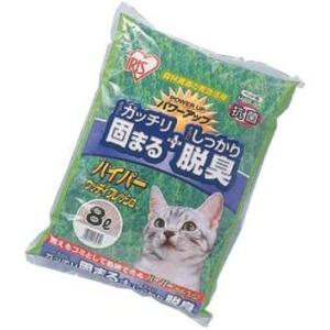 【まとめ買い】 アイリス 猫砂 がっちり固まる・しっかり消臭 ハイパーウッディフレッシュ 8L×3個セット ケース販売｜hihshop