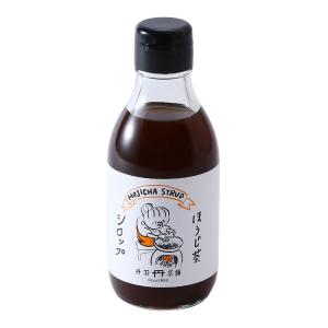 【丹羽茶舗】ほうじ茶シロップ 200ml/お茶 シロップ 大分県 お茶屋 カフェ 日本茶 割材 老舗 中津 八女茶 茶道具 ティーバッグ ティータイム｜hihshop