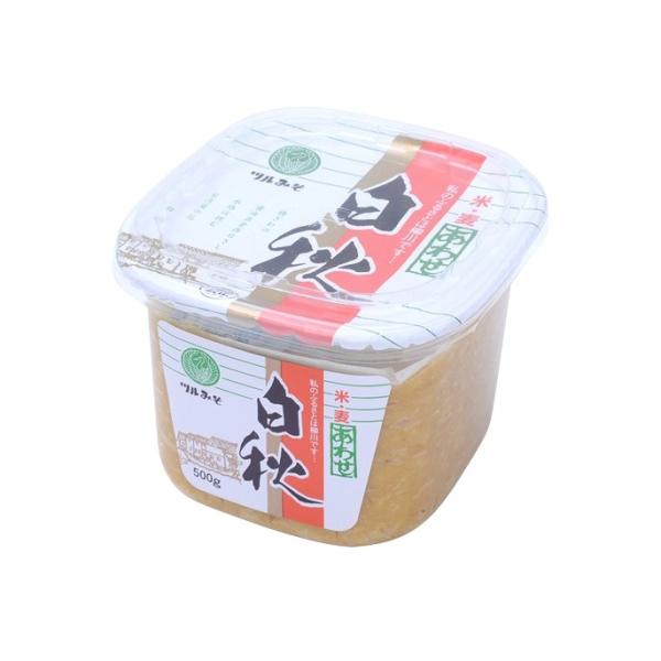 鶴味噌醸造 白秋 あわせみそ 500g