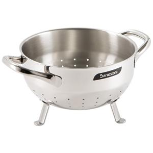 Barazzoni 水切り ステンレス 22×H13.4cm コランダー CHEF LINE 163115022