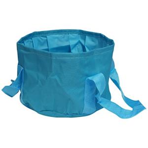 折り畳み バケツ 大容量 携帯用 アウトドア キャンプ 旅行 足湯 収納袋付き 防災 軽量 持ち運び レジャー バー