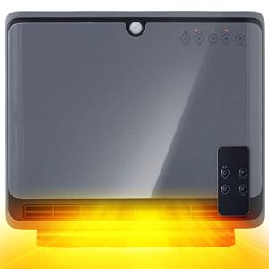 iimono117 セラミックヒーター 人感センサー  リモコン付き 速暖 4秒 電気ヒーター ハイパワー送