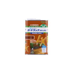 和信ペイント ガードラックラテックス プロ仕様の水性屋外木部用塗料 鮮明な発色 高耐候性 オーク 0.7kg