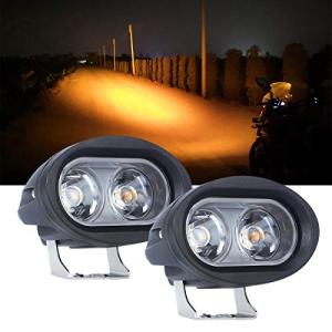 Samman ledワークライト フォグランプ LED作業灯 12v 24v対応 エロー 狭角タイプ led投光器 防水 防塵 省エネルギー
